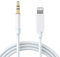 Câble Auxiliaire pour iPhone, [Certifié Apple MFi] Lightning 3,5 mm Audio pour Voiture compatible iPhone 14/13/12 Pro/XS/XR/iPad pour Maison/Stéréo