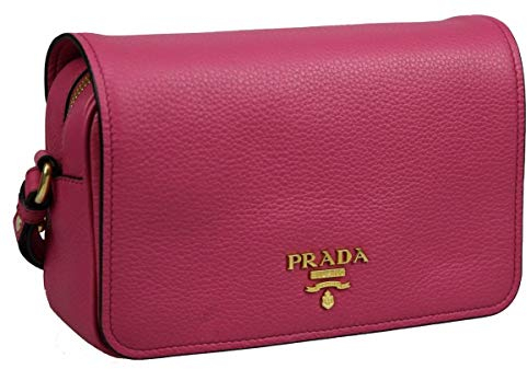 Prada Damen Pink Leder Schultertasche 1BD163