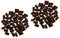 Sharplace Pack of 100 Professional DIY Extensions Hot Glue, Brown, 1 x 0.5cm