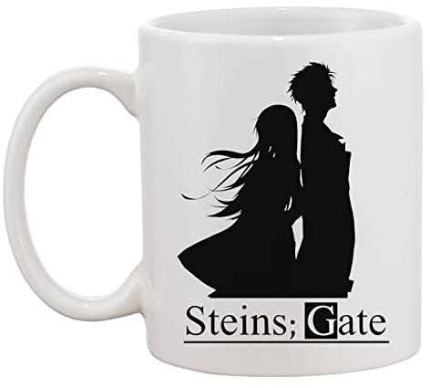 Steins Gate Characters Weiße Tasse Kaffee Tee Männer Frauen Keramik Coffee Tea Mug Cup