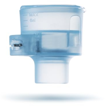 Pulox IN-200 Vapo 8 ml Medikamentenbehälter (Blau) für Nebulizer Vernebler Zerstäuber