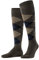 Burlington Herren Kniestrümpfe Manchester M Kh Baumwolle lang gemustert 1 Paar, Braun Chocolate 5043, 40-46