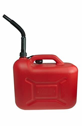 Bidon d'essence 20 l - Pour carburant - Rouge