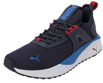 PUMA Unisex Pacer 23 Sneaker, Black-Club Red Team Royal, 40 EU