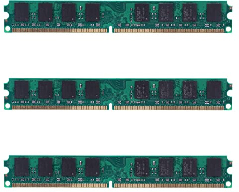 Wlauqueta 3X Ddr2 800 MHz Pc2 6400 2 GB 240 Pin per Memoria Ram Desktop