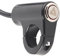 Interrupteur de Guidon de Moto, Interrupteur de Moto Pratique et Résistant aux Intempéries de 22 Mm, Interrupteur de Feu Stop, Feu de Détresse pour Phare Antibrouillard (Bouton