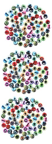 EXCEART 3 Sets Schmuckherstellungszubehör Runde Glaskuppelperlen Charms Für Schmuck 50 Stück * 3