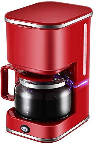 Coffee Maker Machines Office Home Fully Automatic Grinding Bean-to-Cup Coffee Machine Espresso Machine (Red) The New