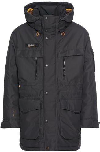 camel active Herren teXXXactive® Funktionsparka mit reflektierenden Details Graphite Gray, menswear-52