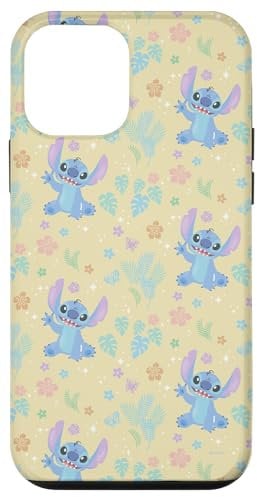 iPhone 12 mini Disney Stitch Spring Easter Tropical Flowers and Butterflies Case