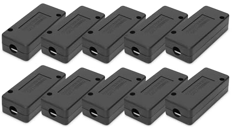 DIGITUS Module de Connexion LSA Cat 7-10 pièces - Blindé - Borne LSA Cat7 autodénudante - AWG 22 à AWG 26 - pour câbles Ethernet, câbles réseau, câbles de Pose, câbles d'installation - Noir