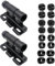 HOUSON 2 supporti per forcella bici a sgancio rapido per bici da tetto auto blocco bici forcella anteriore clip fissa per bici