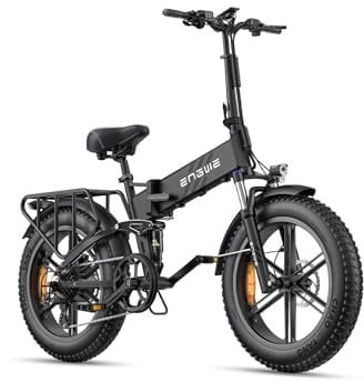 ENGWE ENGINE PRO 2.0 Electric Bicycle for Adults, 48V 16Ah Removable Battery, 20 x 4.0 Inch Fat Tyres (Grey1)