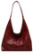 HESYSUAN Damen-Tragetasche, Vintage, 2024, PU-Leder, Schultertaschen für Damen, weiches Leder, große Kapazität, Freizeit-Tragetasche, rot, M
