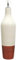 HOME DECO FACTORY, KA0540, Huilier en céramique Bicolore élégant pour huiles et vinaigres, capacité 670 ML, Design Moderne et Pratique, idéal pour la Cuisine et la Table, Orange, Blanc