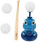 KITANDOVE 1 Set Baseball Werfer Spielzeug Outdoor Spielset Spielset Outdoor Tots Spielzeug Kinderspielzeug Aldut Spielzeug Kinderspielzeug Tragbares Schlag Tee Ballwerfer Baseball