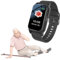 Weyot Dispositifs D'alerte De Chute pour Personnes Âgées, Smartwatch avec Détection De Chute, Bouton SOS d'urgence Et Appel Vidéo HD, Bracelet GPS Anti-Perte pour Personnes Âgées,25.8 * 2CM,Black