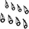 divuukyi 8-teiliges Rutenreparatur-Set, Rutenspitzen-Reparatur-Set, Keramikspitze, Angelrutenführung, Keramikführung, Angelruten-Reparatur-Set