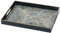 Serving Tray, Marble Plastic Food Trays for Eating on Lap Decor Coffee Tray with Handles Rectangular Non-slip Candle Plate, 40x30x4 cm Large Drinks Platter for Kitchen/Living Room/Bedroom/Party