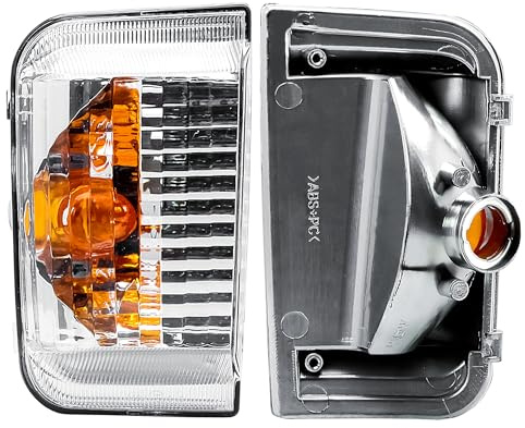 Spiegelblinker Links Fahrerseite Außenspiegel Blinker Blinkleuchte Drehen mit Bernsteinlinse Seitenblinker Kompatibel für Fiat Ducato Citroen Jumper Peugeot Boxer 2006-2025 Opel Movano 2021-2025
