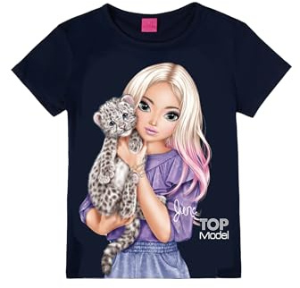 Top Model T-Shirt mit June 75020 blau