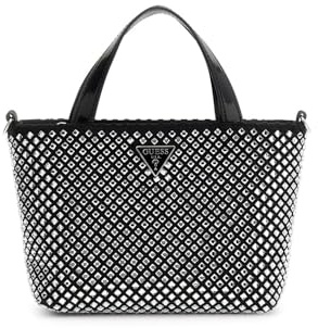 GUESS Handtasche Umhängetasche Tasmin Mini Tote Black schwarz