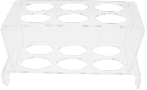 Acrylic Fridge Egg Organizer 12 Pack Stackable Two Layer Box | Drawer Storage Container for Household Needs, Protects Eggs from Breakage, Fits Small Kitchen Snacks