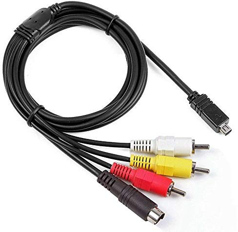 Antoble AV A/V Audio Video TV-Out Cable Cord Lead for Sony Camcorder Handycam DCR-HC28/e DCR-SX85/v/e/l SX85/b/r
