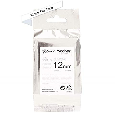 Brother TZe-CL3 - Roll (1.2 cm) 1 cassette(s) cleaning tape - for Brother PT-D210, D600, H110, P-Touch PT-D210, D400, D450, D800, E550, H110, P900, P950