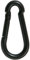 SBS Karabinerhaken 5 x 50mm | 10 Stück | Stahl Schwarz | Karabiner DIN 5299 | Feuerwehrkarabiner