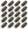 REKYO 20PCS Retro-Bronze Leder Schnur Ende Kappe/Magnetverschluss mit Sperren Mechanismus Leder Seil Armband Schnalle