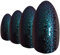 Bling Art Almond False Nails Fake Stiletto Water Green Purple 24 Long Tips