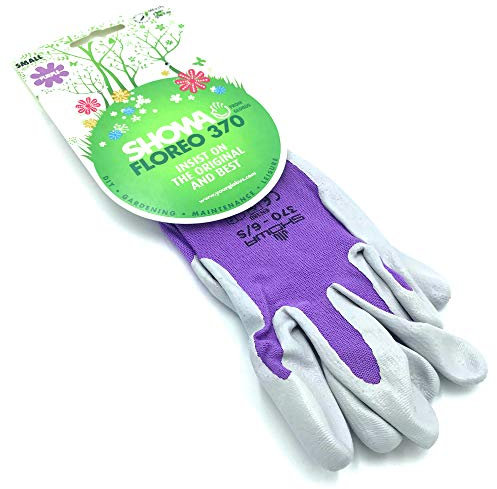 Showa Floreo 370 Gartenhandschuhe, Small, violett, 1