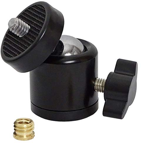 keepdrum BAJ Kugelgelenk Stativkopf Gewinde-Adapter 1/4 zu 3/8 Zoll