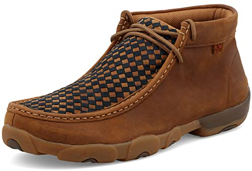 Twisted X Original Chukka Driving Mokassins für Herren – Braun – Größe 8,5 EEE