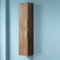 Aica Sanitär Hochschrank 142 cm Hängeschrank Badschrank Badezimmer Schrank Walnuss