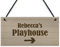 RED OCEAN Personalised Shabby Chic PLAYHOUSE Sign Garden Summerhouse Shed Plaque Arrow Sign