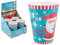 Verre de Noël en Plastique 325 ml - Père Noël et Renne - Pour Votre Boisson Préférée