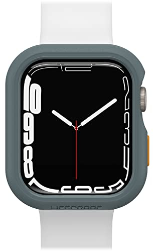 LifeProof Watch Bumper for Apple Watch Series 8/7 45mm, stoßfeste, sturzsichere, schlanke Schutzhülle für Apple Watch, schützt den Display und die Kanten, nachhaltig hergestellt, Grau