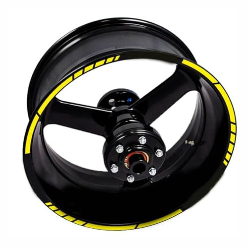 Vinile Moto Per Honda Hornet 600 900 250 Adesivi Ruota Rim Logo Serbatoio Decalcomanie Hornet Decorare (Color : Hornet yellow)