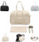 Kikkaboo Wickeltasche Chelsea mit Wickelunterlage, Seitentaschen, Thermofach, Farbe:beige
