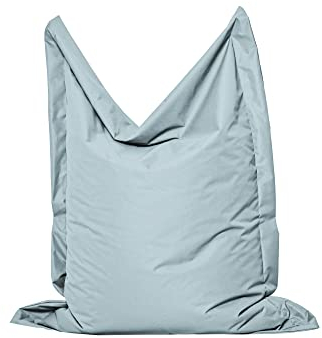 MB MILLINDABAG Rechteckig Sitzsack für Kinder Jugendliche und Erwachsene Beanbag Sitzen & Liegen Indoor & Outdoor Gaminggeignet & bereits gefüllt Sitzkissen (Grau, XL - 145 X 180 cm)