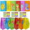 Annauiy Geschenktüten,24 Stück Dinosaurier Bunte Mitgebsel Tüten mit 36 Aufkleber, 24 * 13 * 8cm Papiertüten für Kindergeburtstag,Giveaways,Hochzeit,Feiern