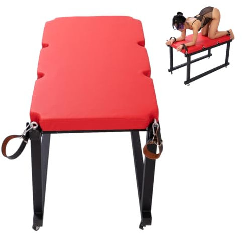 BDSM Stuhl Bondage Sexbett SM Stuhl mit Handschellen ZYDHHP Bestrafung Sklave Fetisch Stuhl Bett Erotik Sofa Fesselgestell Folter Sexstuhl Bondage Set Sexspielzeuge für Paare extrem