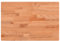 vidaXL Waschtischplatte, Multifunktional Arbeitsplatte mit 4 abgerundeten Ecken, Waschtischkonsole Tischplatte für Badezimmer, Holzplatte Platte Badmöbel, 80x40x4 cm Massivholz Buche