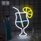 Attivolife Cocktails Neon Sign, Light up Bar Signs Wall Decor with Dimmable, USB Powered Drink LED Lamp, Best Aesthetic Birthday Gifts for Home Party Beer Bistro Pub Club Hotel Man Cave Kitchen Decor
