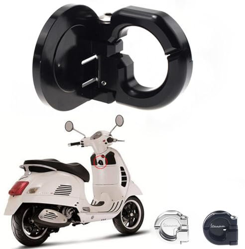 Tongyaoyao Accessori per la Modifica del Motociclo Compatibile con GTS300 Sprint Primavera GTV Moto Casco Ganci Serrature Misura per GTS 300 300 ie Ganci di stoccaggio (Black)