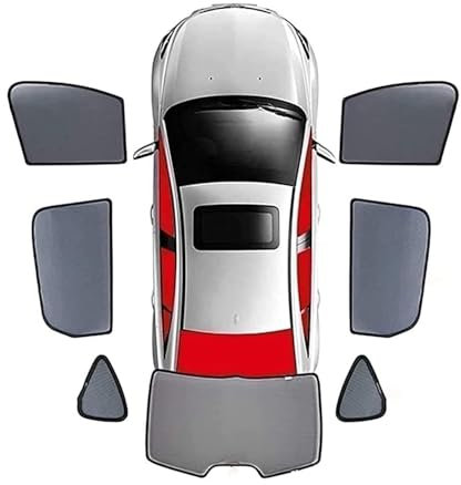 TYUIGHF Parasol de Coche, para Citroen C4 Grand Picasso 2014+ Coche Ventana Lateral Parasoles Solar Visera Protección Privacidad,Bloqueo de Rayos UV Fácil instalación,7pcs-wholecar