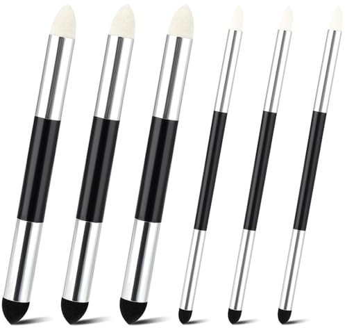 Dszemie 6pcs Artist Blending Sponge Pen,Blending Sponge Wiper Pencils,Double-Headed Pastel Sketch Sponge Pen,Reusable Blending Stumps for Drawing Brush Blender,Art Tool for Students Beginners School