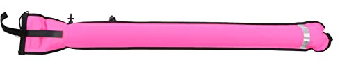 BOROCO Markierungsboje, Tauchmarkierungsboje, Gut Sichtbar, Aufblasbares Markierungssignalrohr, Erwachsene, Unisex (Rosa)